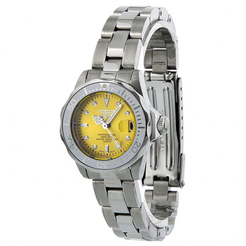 Invicta Pro Diver Mini Diver Yellow Ladies Watch 12520 watches