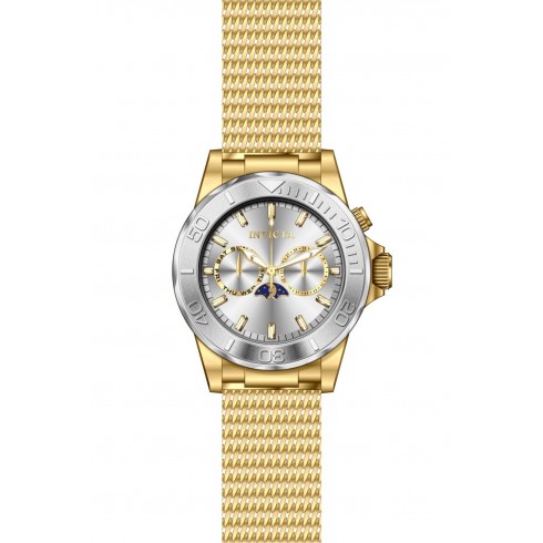 Invicta Pro Diver Moonphase Gold Dial Gold-Tone Stainless Steel Men's Watch 80326 watches