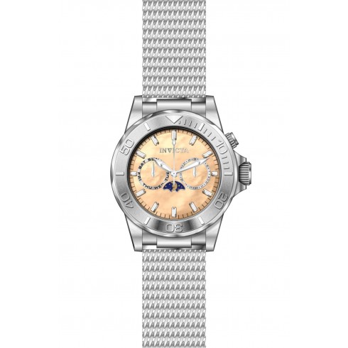 Invicta Pro Diver Moonphase Rose Gold Dial Stainless Steel Men's Watch 80323 watches