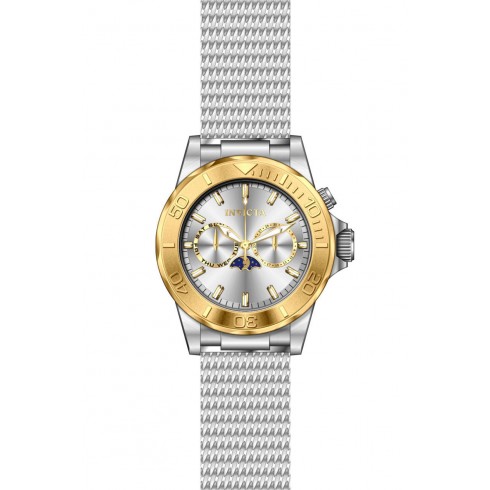Invicta Pro Diver Moonphase Silver Dial Stainless Steel Men's Watch 80319 watches