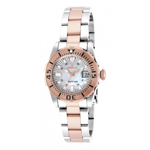 Invicta Pro Diver Mother of Pearl Dial Two-tone Ladies Watch 17388 watches