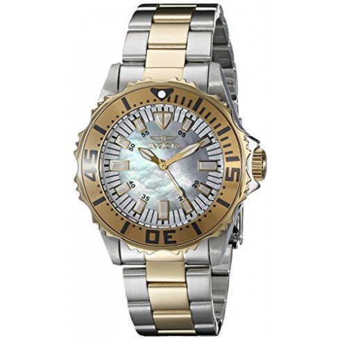 Invicta Pro Diver Mother of Pearl Dial Two-tone Ladies Watch 17697 watches