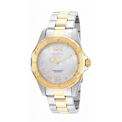 Invicta Pro Diver Mother of Pearl Dial Two-tone Ladies Watch 17871 watches