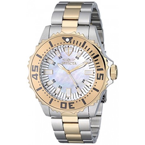 Invicta Pro Diver Mother of Pearl Dial Two-tone Men's Watch 17694 watches