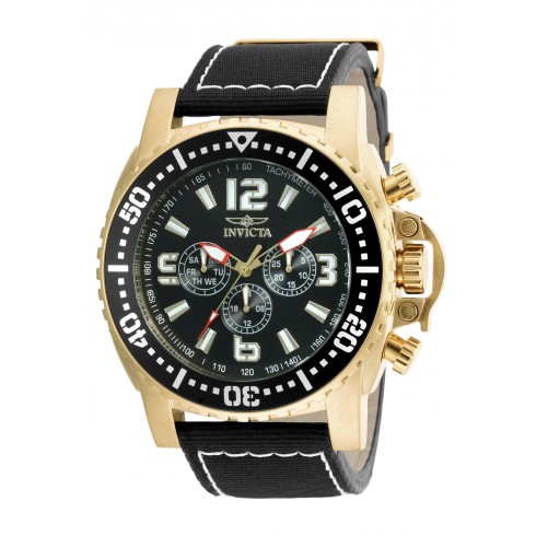 Invicta Pro Diver Multi-Channel Black Dial Black Nylon Men's Watch 20078 watches