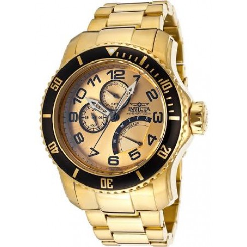 Invicta Pro Diver Multi-Function Champagne Dial 18kt Gold-plated Men's Watch 15343 watches