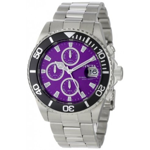 Invicta Pro Diver Purple Dial Chronograph Men's Watch 1006 watches