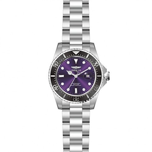 Invicta Pro Diver Purple Dial Stainless Steel Men's Watch 22055 watches