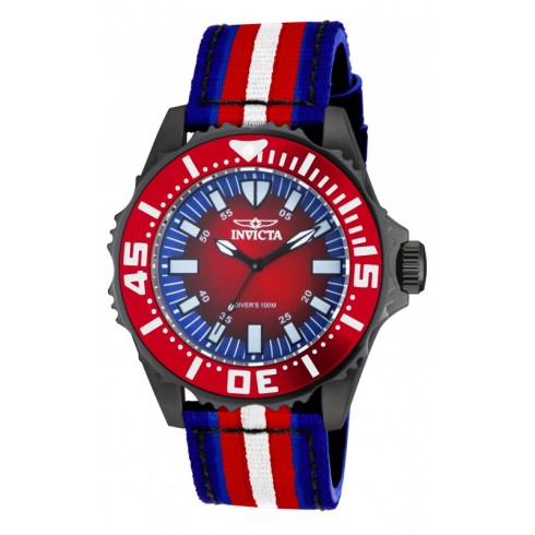 Invicta Pro Diver Red Dial Men's Watch 18617 watches