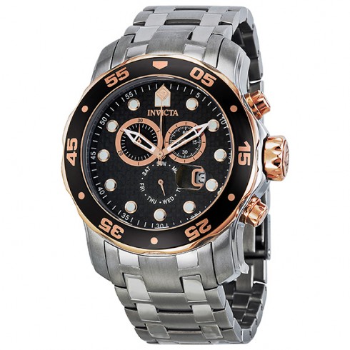 Invicta Pro Diver Scuba Chronograph Stainless Steel Men's Watch 10379 watches