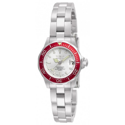 Invicta Pro Diver Silver Dial Stainless Steel Ladies Watch 12521 watches