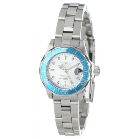 Invicta Pro Diver Silver Dial Stainless Steel Ladies Watch 14096 watches