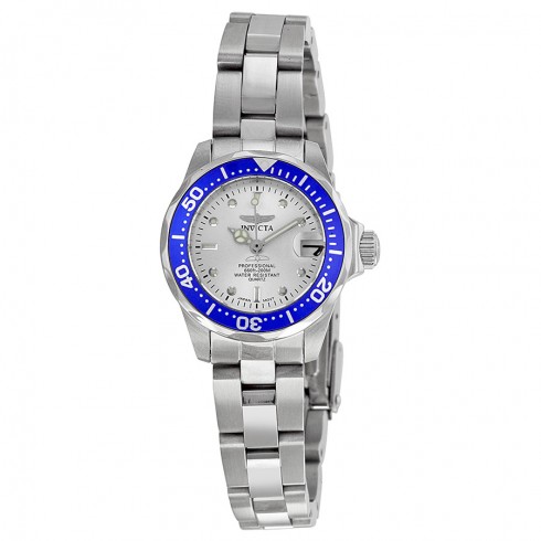 Invicta Pro Diver Silver Dial Stainless Steel Ladies Watch 14125 watches