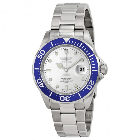 Invicta Pro Diver Silver Dial Stainless Steel Men's Watch 14123 watches