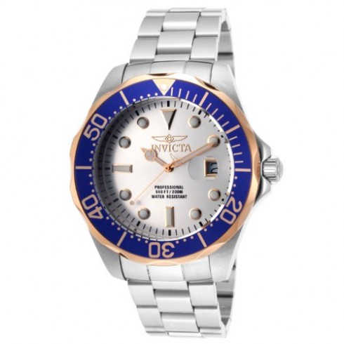 Invicta Pro Diver Silver Dial Stainless Steel Men's Watch 14544 watches