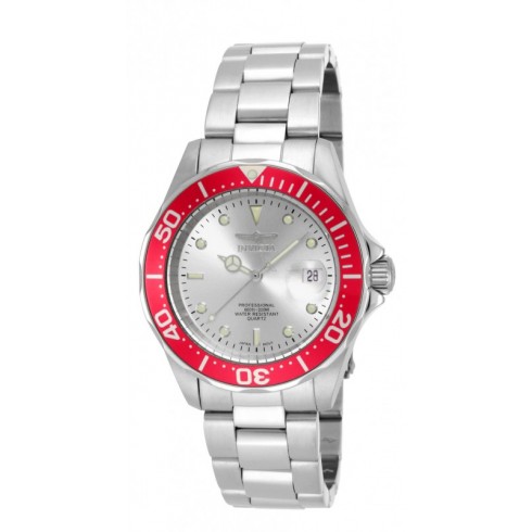 Invicta Pro Diver Silver Dial Stainless Steel Men's Watch 17567 watches