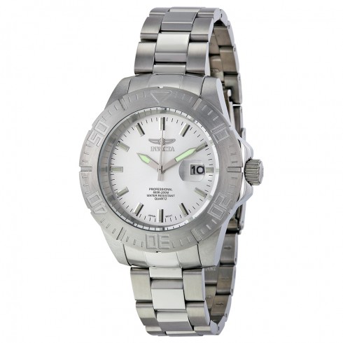 Invicta Pro Diver Silver-tone Dial Stainless Steel Men's Watch 14048 watches