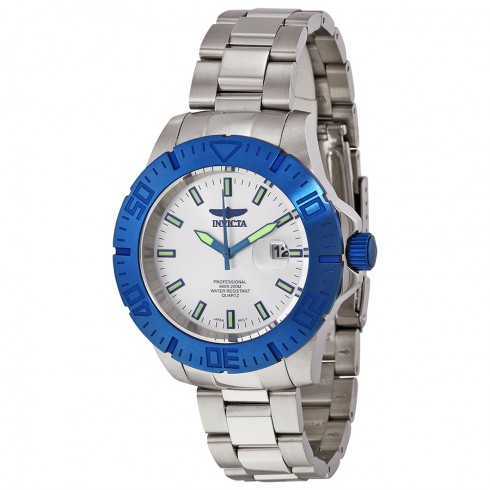 Invicta Pro Diver Silver-tone Dial Stainless Steel Men's Watch 14051 watches