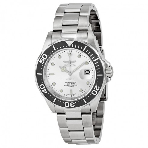 Invicta Pro Diver Silver-tone Dial Stainless Steel Men's Watch 14971 watches