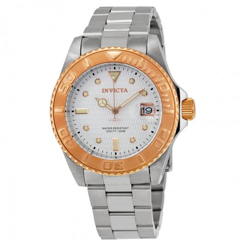 Invicta Pro Diver White Dial Stainless Steel Automatic Men's Watch 12837 watches