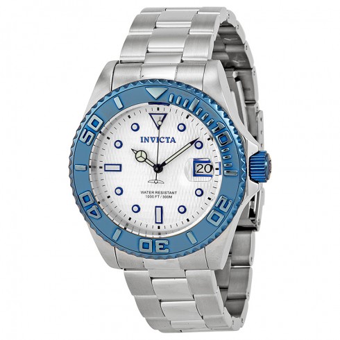 Invicta Pro Diver White Dial Stainless Steel Men's Watch 12835 watches