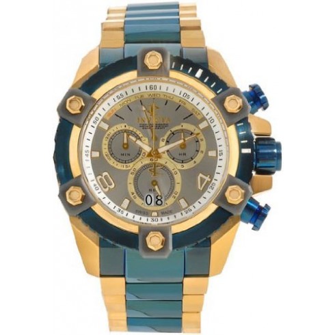 Invicta Reserve Arsenal Chronograph Silver Dial Two-tone Men's Watch 13023 watches