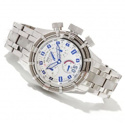 Invicta Reserve Bolt Chronograph Silver Dial Stainless Steel Men's Watch 11935 watches