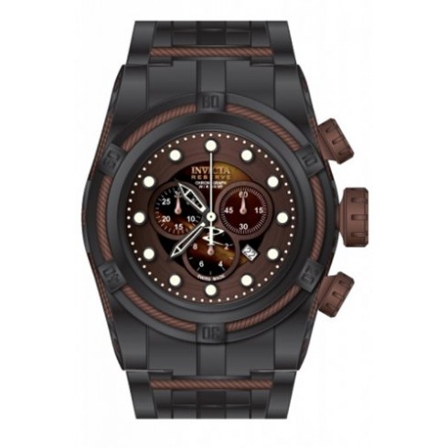 Invicta Reserve Bolt Zeus Swiss Chronograph Brown Dial Black Ion-plated Men's Watch 12749 watches