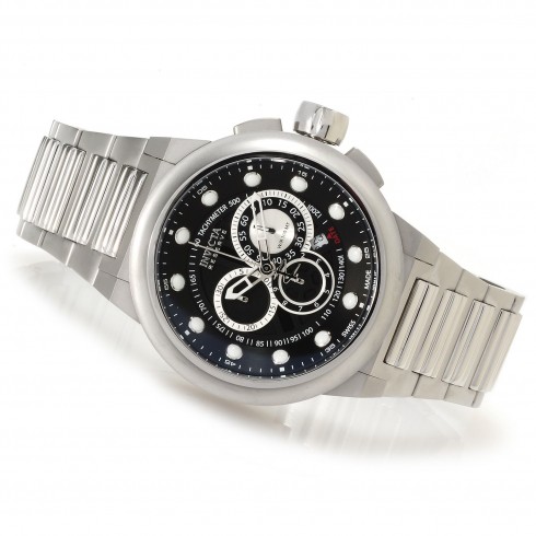 Invicta Reserve Chronograph Black Dial Stainless Steel Men's Watch 14300 watches