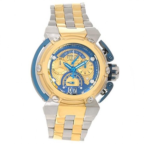 Invicta Reserve Chronograph Gold and Blue Dial Two-tone Men's Watch 16048 watches