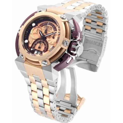 Invicta Reserve Chronograph Gold and Brown Dial Two-tone Men's Watch 16049 watches