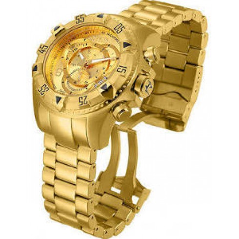 Invicta Reserve Chronograph Gold Dial Gold Ion-plated Men's Watch 14473 watches