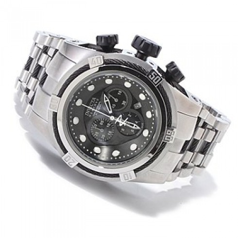 Invicta Reserve Chronograph Gray Dial Stainless Steel Men's Watch 0825 watches