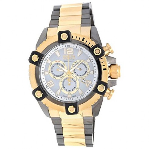 Invicta Reserve Chronograph Platinum Dial Two-tone Men's Watch 15837 watches