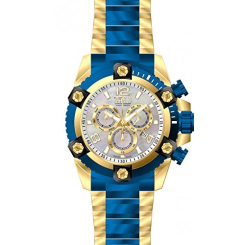 Replica Invicta Reserve Chronograph Platinum Dial Two-tone Men's Watch 15838 Watch