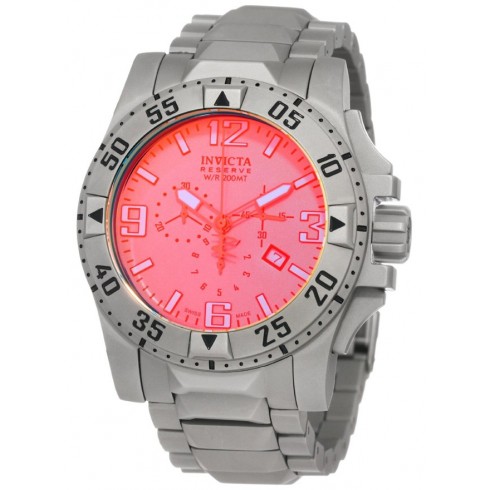 Invicta Reserve Excursion Chronograph Stainless Steel Men's Watch 0982 watches