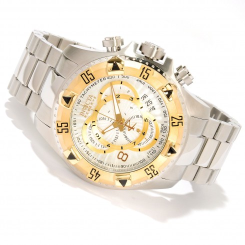 Invicta Reserve Excursion Swiss Chronograph Silver Dial Stainless Steel Men's Watch 11002 watches