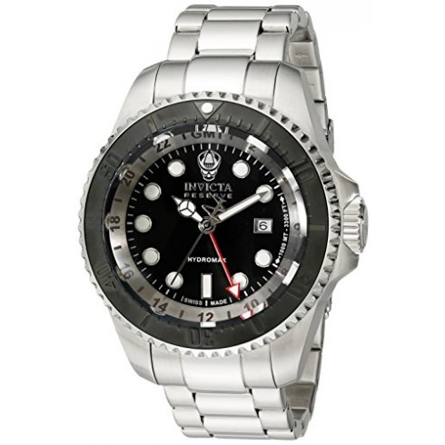 Invicta Reserve Hydromax Black Dial Stainless Steel Men's Watch 16966 watches