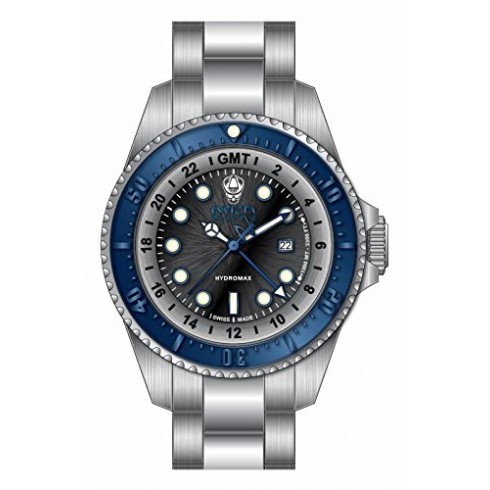 Invicta Reserve Hydromax GMT Black Dial Stainless Steel Men's Watch 16969 watches