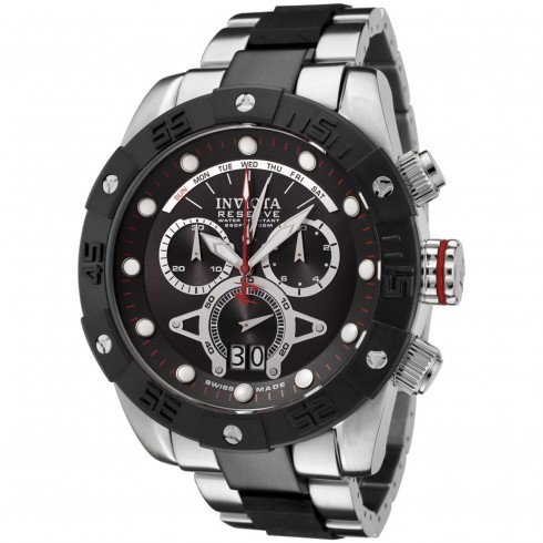 Invicta Reserve Leviathan II Black Dial Chronograph Men's Watch IN0329 watches