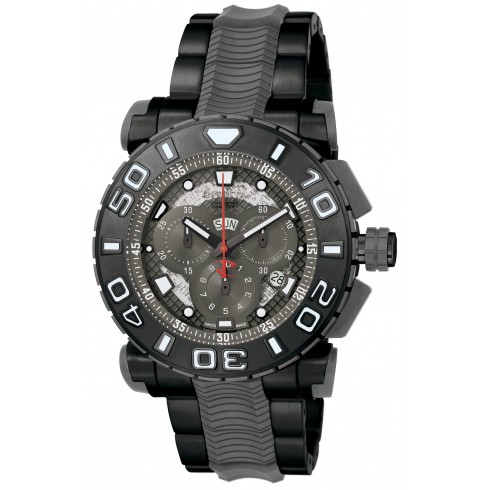 Invicta Reserve Ocean Hawk Chronograph Black Dial Black Ion-plated and Gunmetal Polyurethane Men's Watch 6315 watches