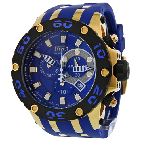 Invicta Reserve Specialty Chronograph 18kt Gold-plated Men's Watch 0914 watches