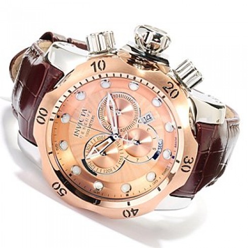 Invicta Reserve Venom Elegant Edition Chronograph Rose Dial Men's Watch 10778 watches