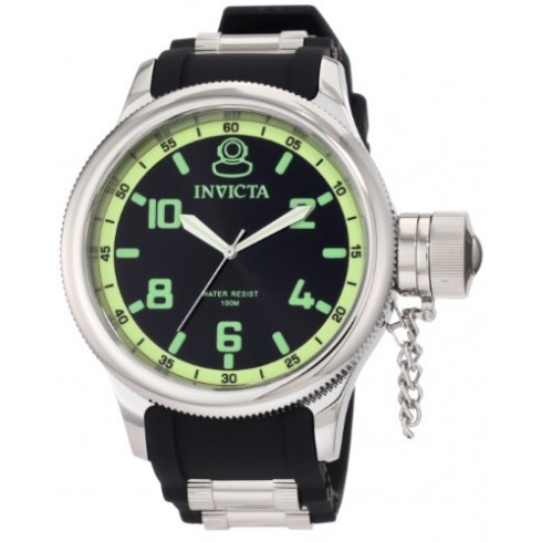 Invicta Russian Diver Black Dial Black Polyurethane Men's Watch 1433 watches