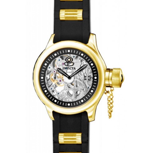 Invicta Russian Diver Black Skeleton Dial Black Rubber Men's Watch 17264 watches