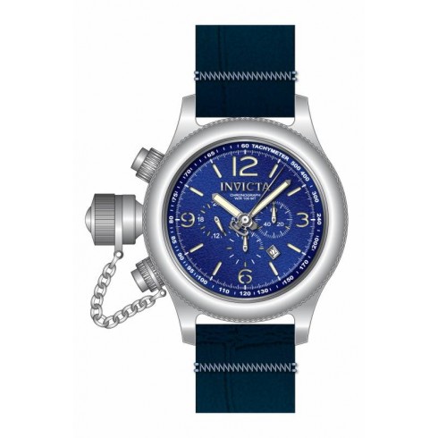 Invicta Russian Diver Chronograph Blue Dial Blue Leather Men's Watch 18575 watches