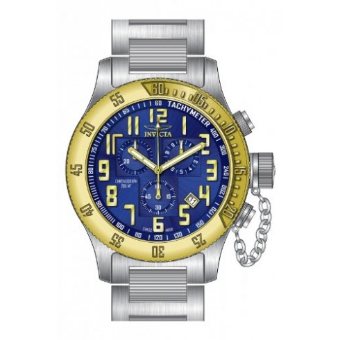 Invicta Russian Diver Chronograph Blue Dial Stainless Steel Men's Watch 15555 watches