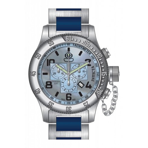 Invicta Russian Diver Chronograph Platinum Dial Two-tone Men's Watch 15478 watches