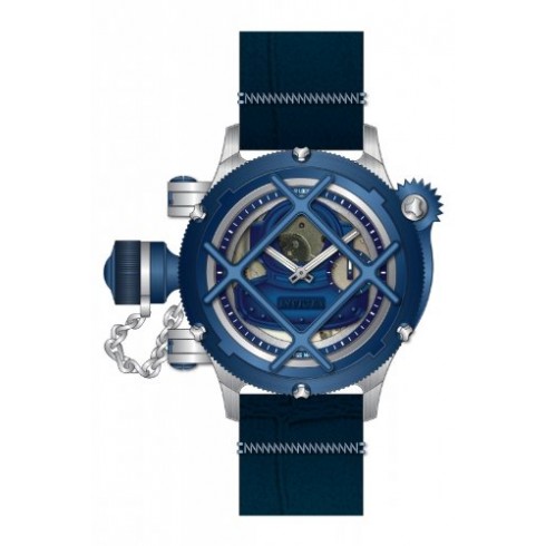 Invicta Russian Diver Mechanical Blue Dial Blue Leather Men's Watch 14815 watches