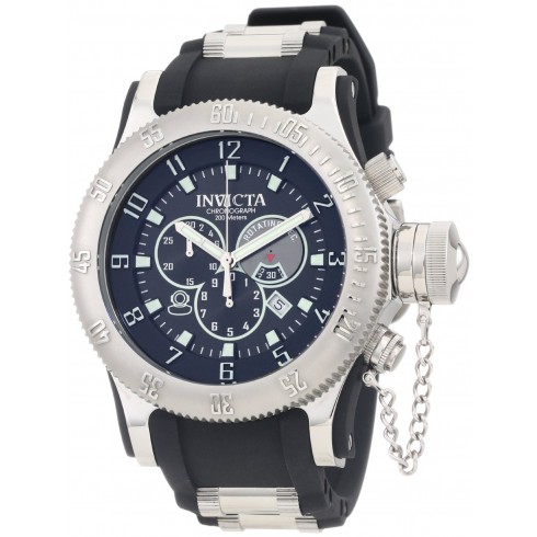Invicta Russian Diver Offshore Chronograph Black Dial Men's Watch 0803 watches